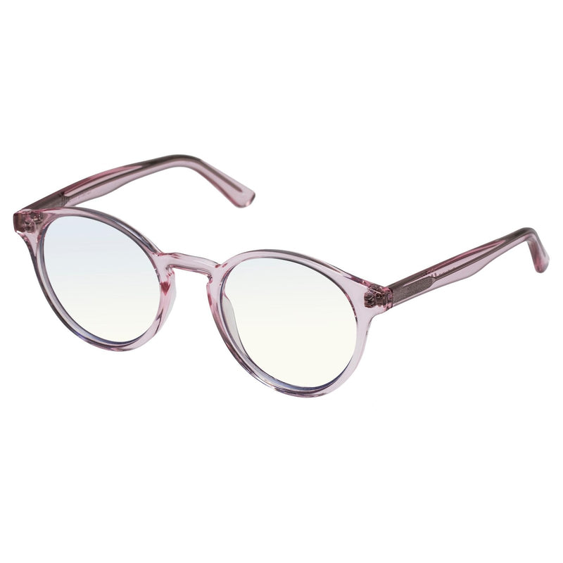 Le Specs - Whirlwind - Blue Light Clear Sunglasses - Pink Lemonade