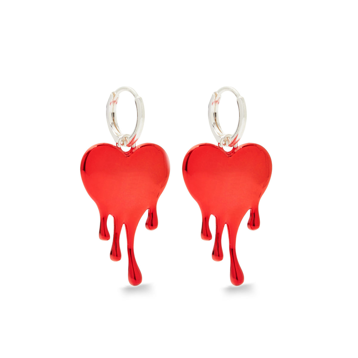 Johannah Masters - Listen to your Heart Electroplated Hoop Earrings