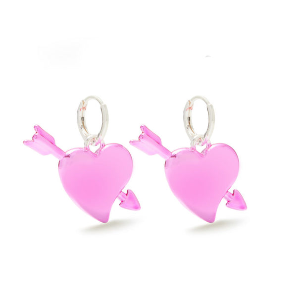 Johannah Masters - Shot Through the Heart Electroplated Hoop Earrings