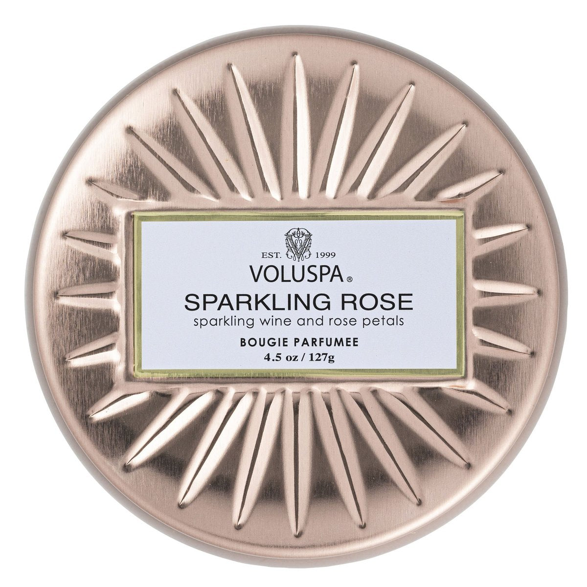 Voluspa Sparkling Rose Mini Tin Candle