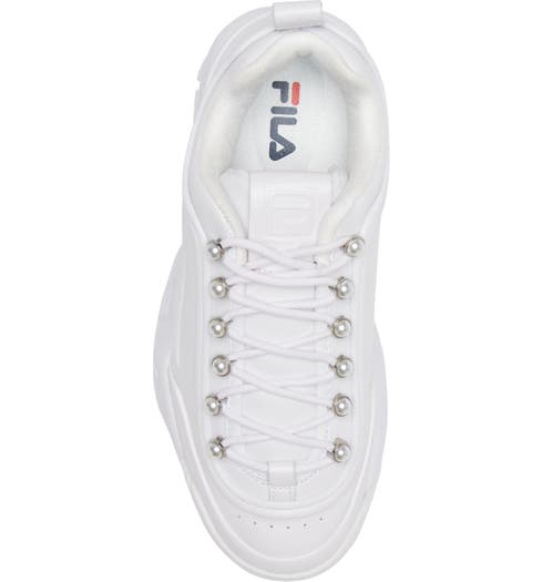 Fila Disruptor Zero Pearl Sneakers - White