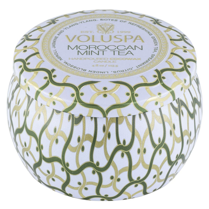 Voluspa Moroccan Mint Tea Mini Tin Candle