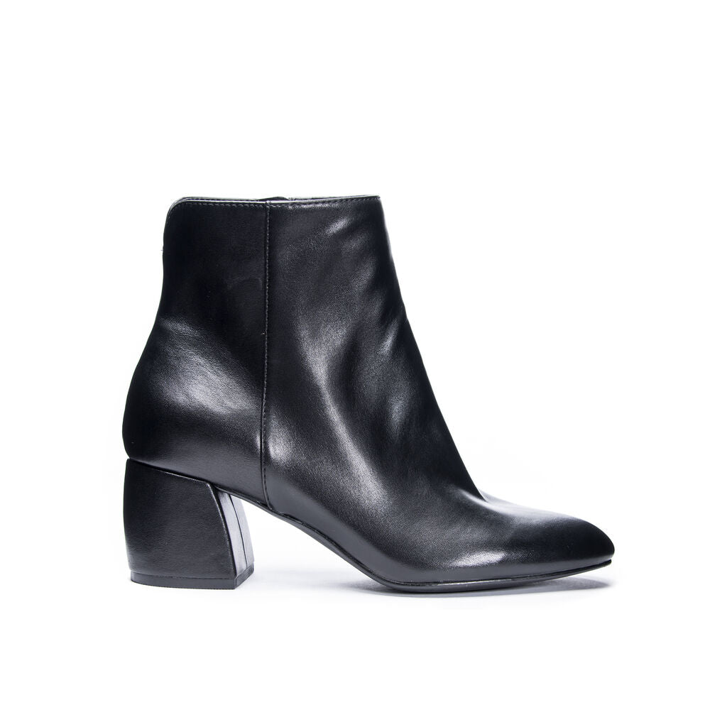 Chinese Laundry - Davinna - 60s Style Vegan Ankle Boots - Black