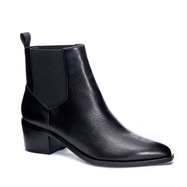 Chinese Laundry - Filip - Genuine Leather Low Heel Chelsea Boots