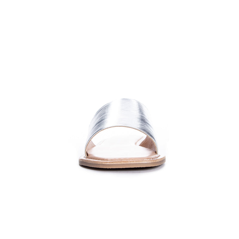 Chinese Laundry Regina Slide Sandals -  Silver