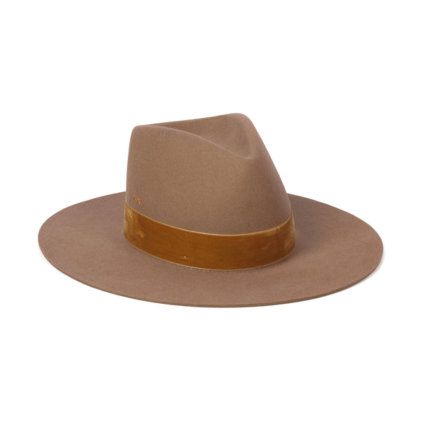 Lack of Color - Benson Tri Wool Fedora Hat - Brown