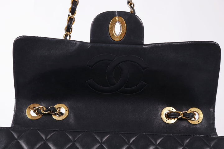 VTG CHANEL JUMBO XL LAMBSKIN LEATHER BAG - Mint Market 