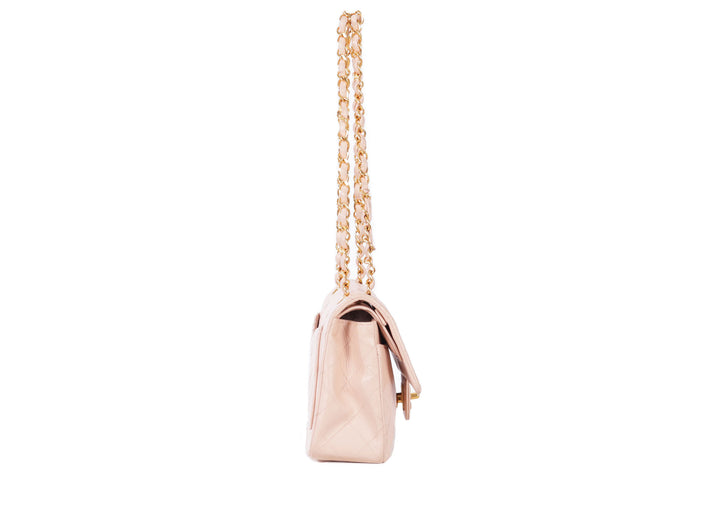 VTG CHANEL BABY PINK LAMBSKIN 2.55 CROSSBODY - Mint Market 
