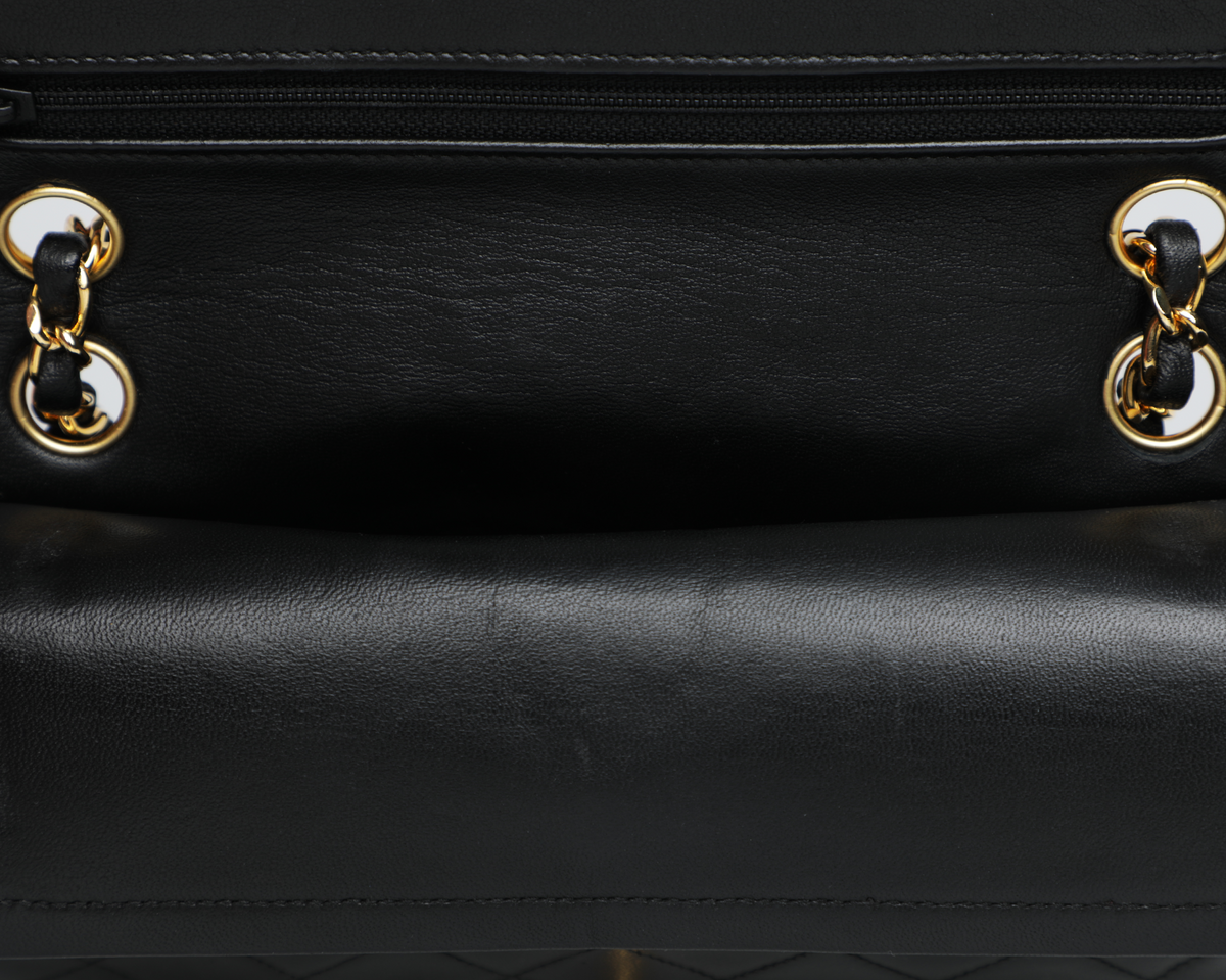 Vintage Chanel 2.55 Lambskin Leather Quilted Shoulder Bag