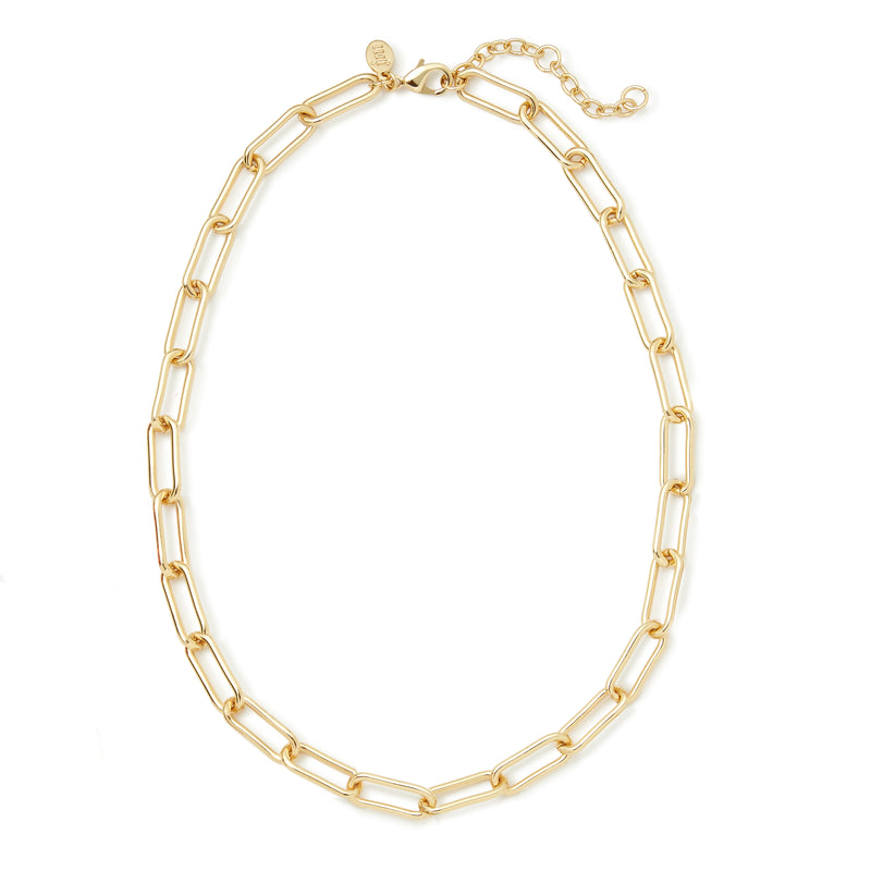 Johannah Masters - Classic Gold Chain Link Collar Necklace