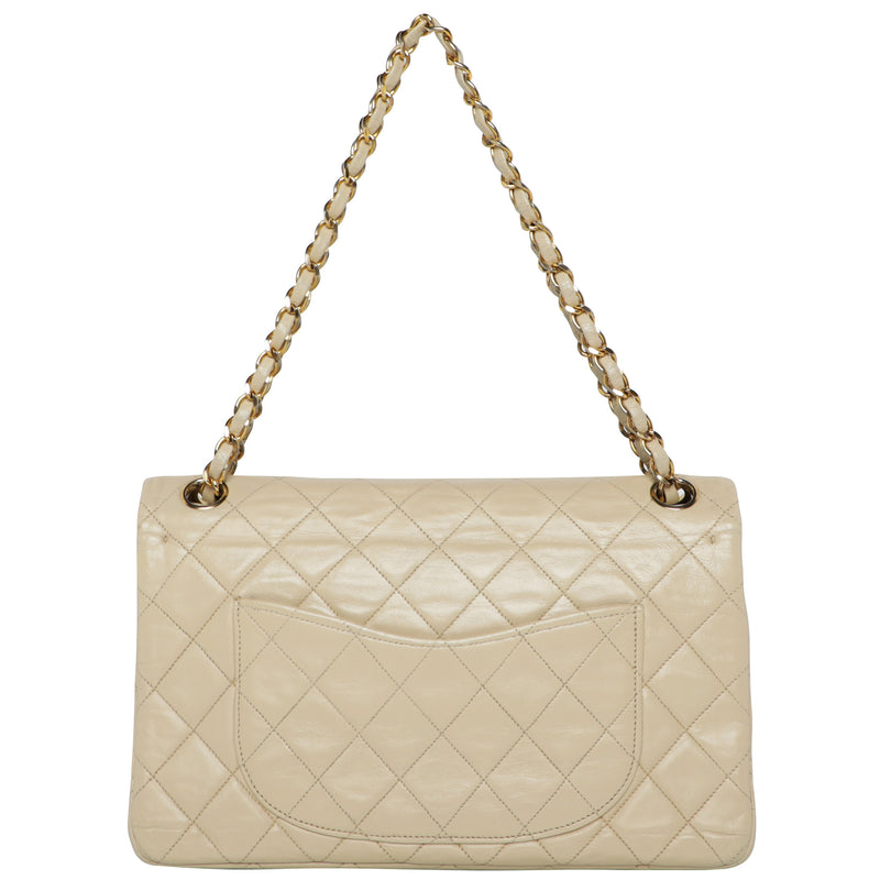 Chanel Chanel White Caviar Quilted Leather 2.55 10 Shoulder Bag