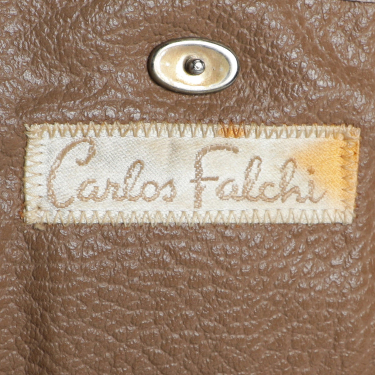 Vintage 80's Carlos Falchi Patchwork Oversize Envelope Clutch
