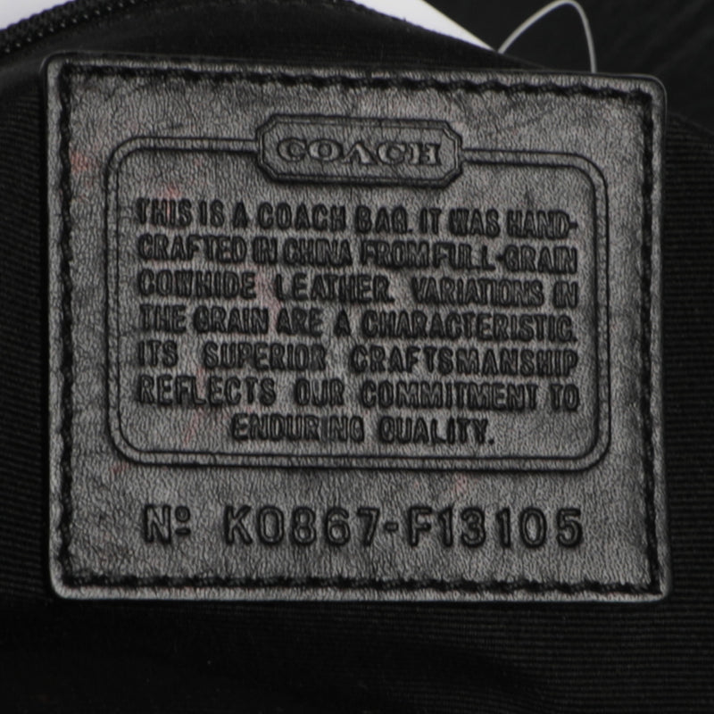 Vintage Y2K Coach Leather Maxi Shoulder Bag