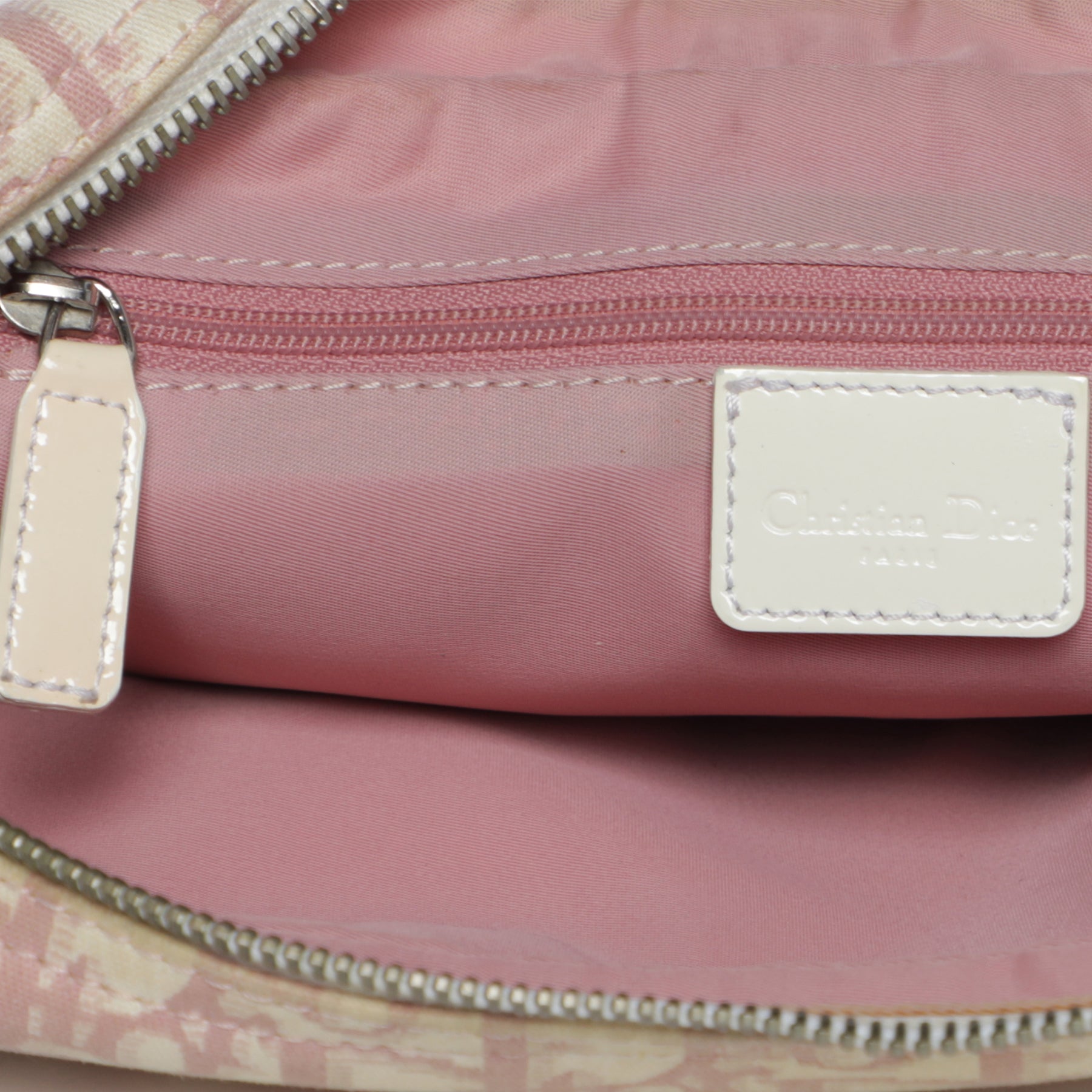 Vintage Y2K Christian Dior Pink Monogram Shoulder Sport Bag