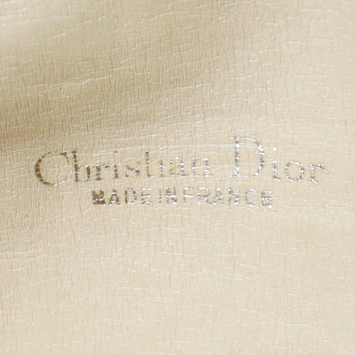 Vintage 70s Christian Dior Logo Canvas Envelope Clutch Bag