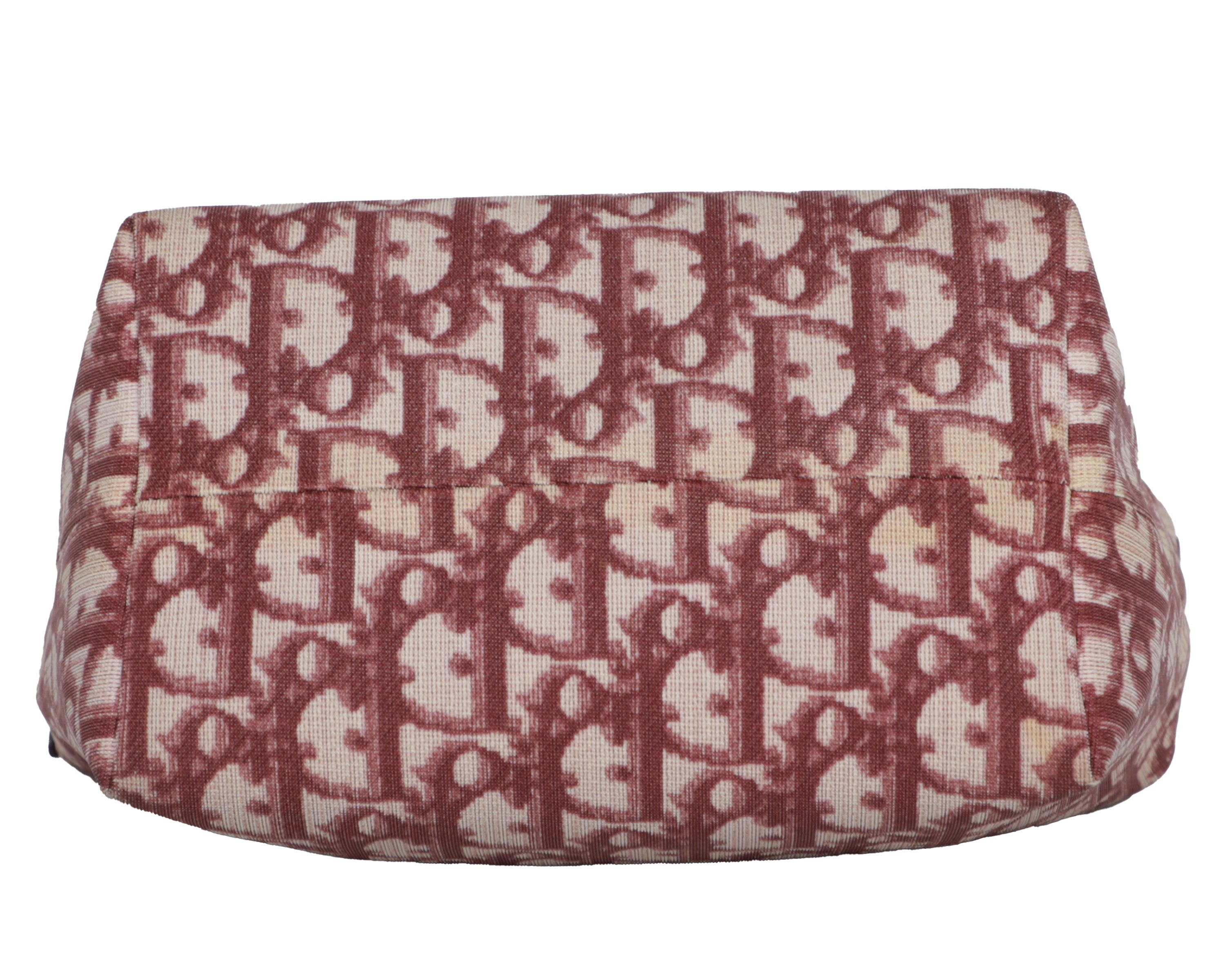 バッグ Christian Dior Vintage Trotter Pouch Christian Dior Vintage Trotter Monogram Pouch Wrist Bag Pink