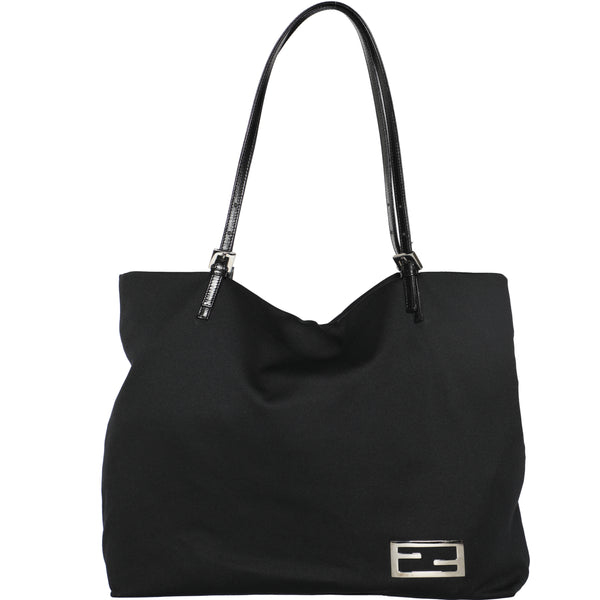 Vintage 2000s Fendi Microfiber Slouchy Tote Bag