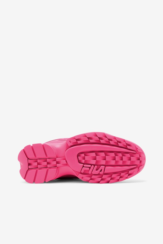 Hot pink fila disruptor clearance