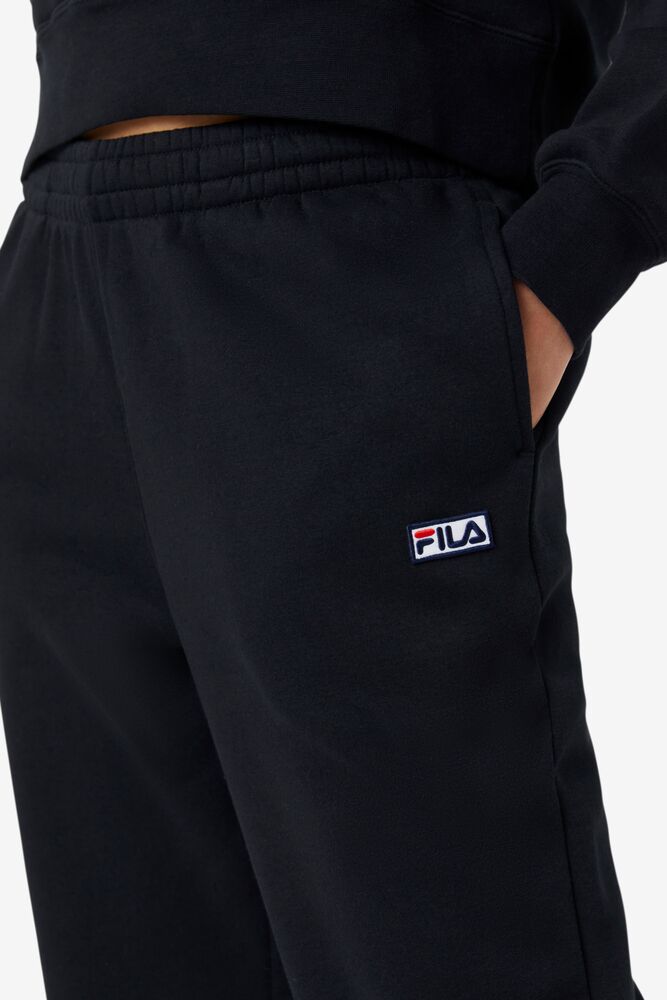 Fila Lassie Women's Fleece Jogger Sweatpants - Black