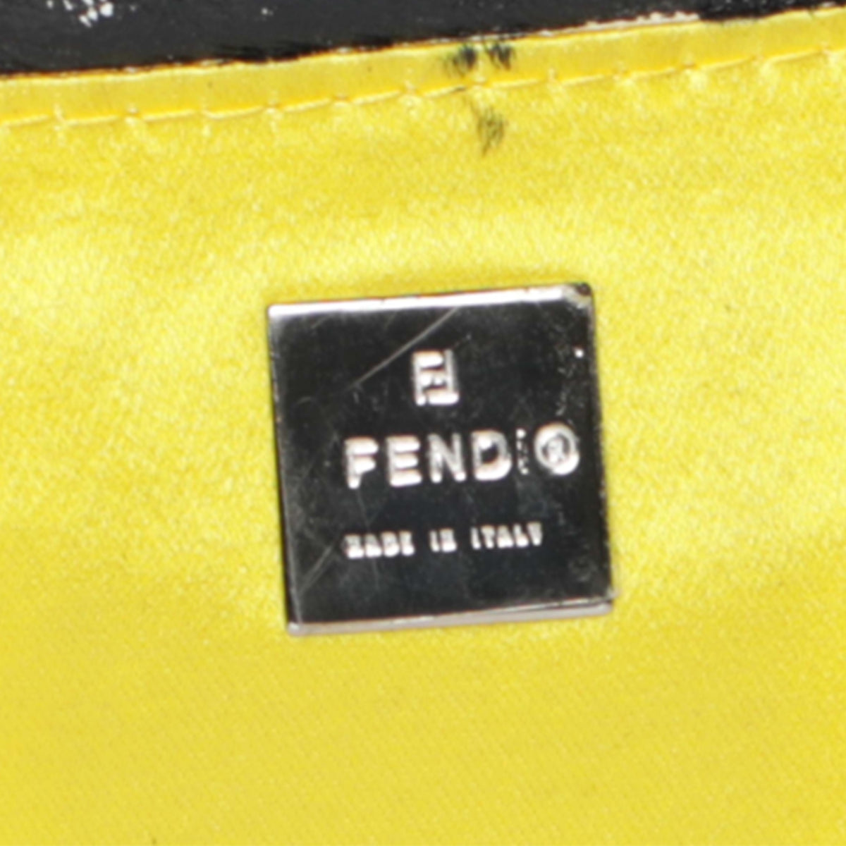 Vintage Fendi Mini Micro Baguette Leather Shoulder Bag
