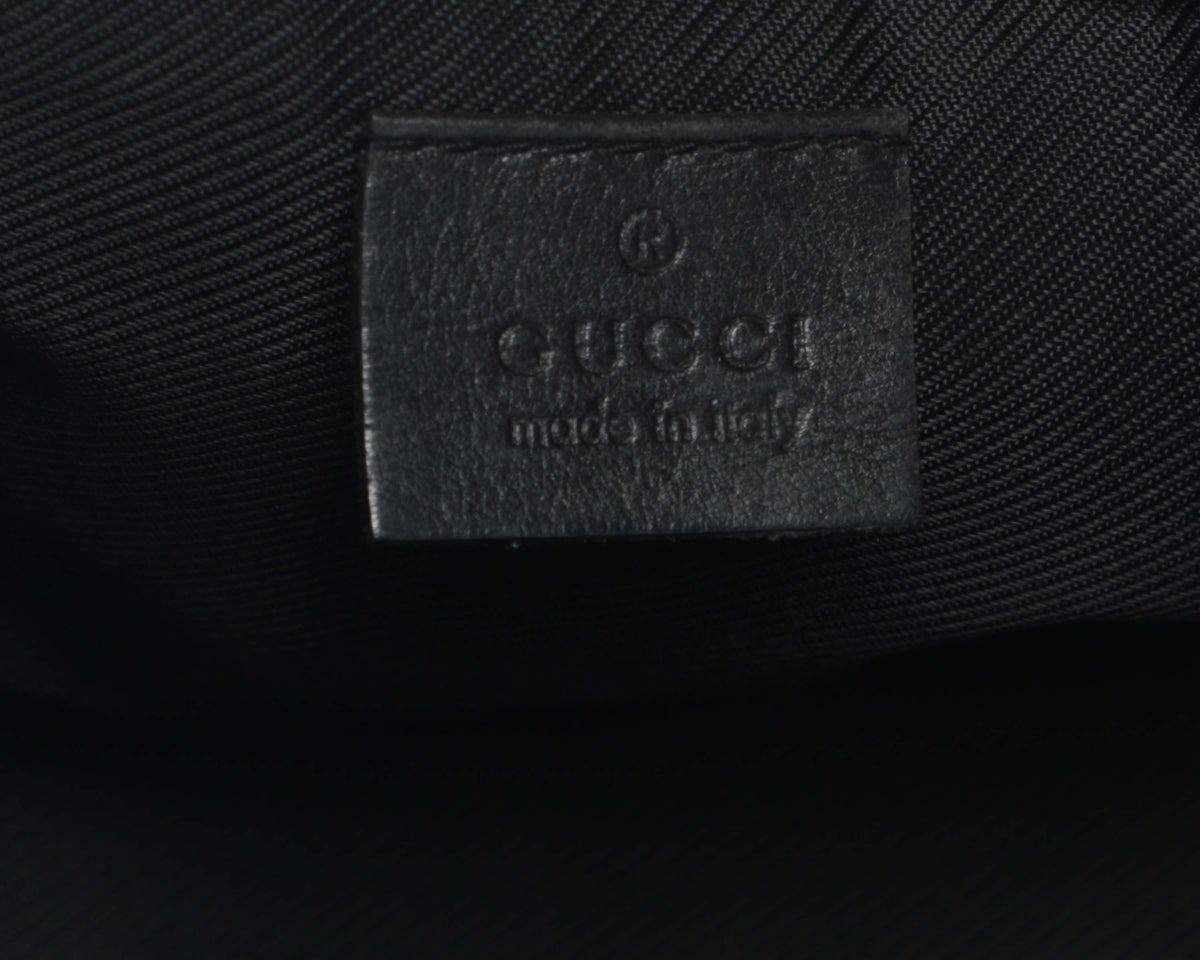 Vintage Gucci Shoulder bag Black Leather