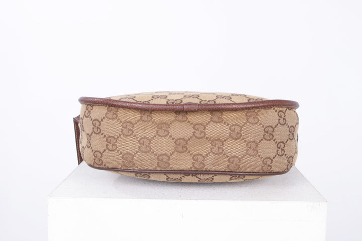 VTG GUCCI GG MONOGRAM CANVAS CROSSBODY BAG - Mint Market 