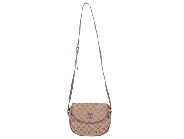 VTG GUCCI GG MONOGRAM CANVAS CROSSBODY BAG - Mint Market 