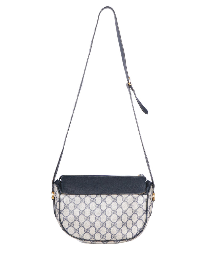 VTG GUCCI MONOGRAM CRESCENT CROSSBODY - Mint Market 