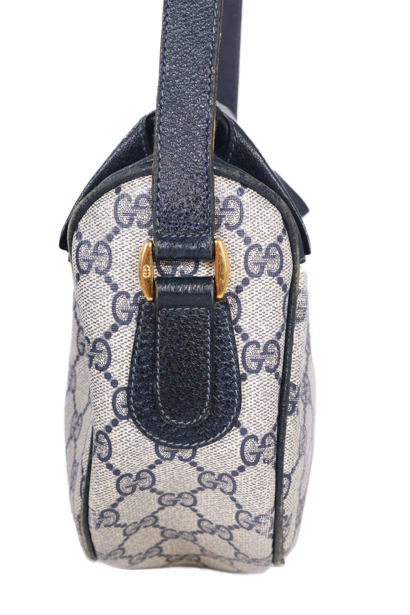 VTG GUCCI MONOGRAM CRESCENT CROSSBODY - Mint Market 