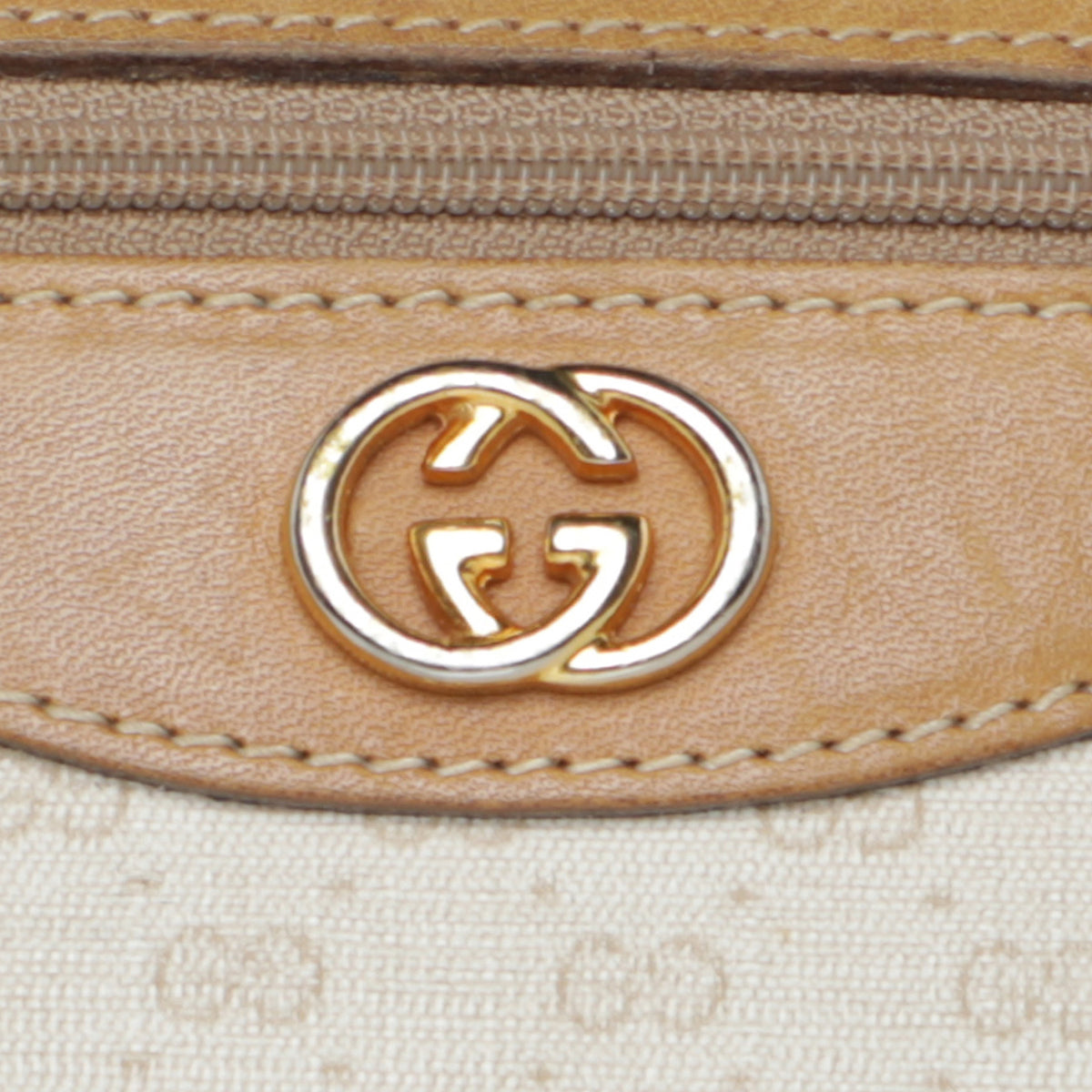Vintage 90s Gucci Leather Web Monogram Crossbody Bag