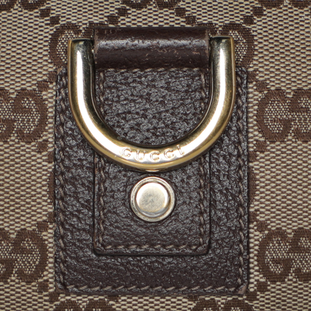 Vintage 70s Gucci GG Web Monogram Leather Speedy Boston Bag – Mint Market