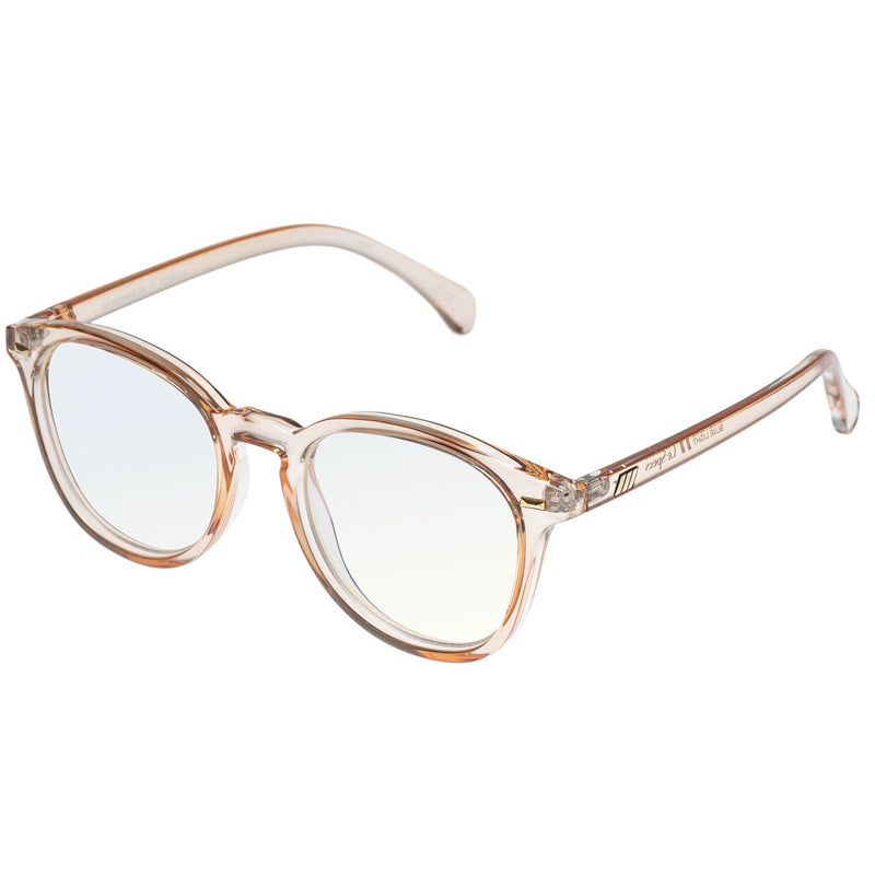 Le Specs - Bandwagon - Blue Light Vintage Clear Sunglasses