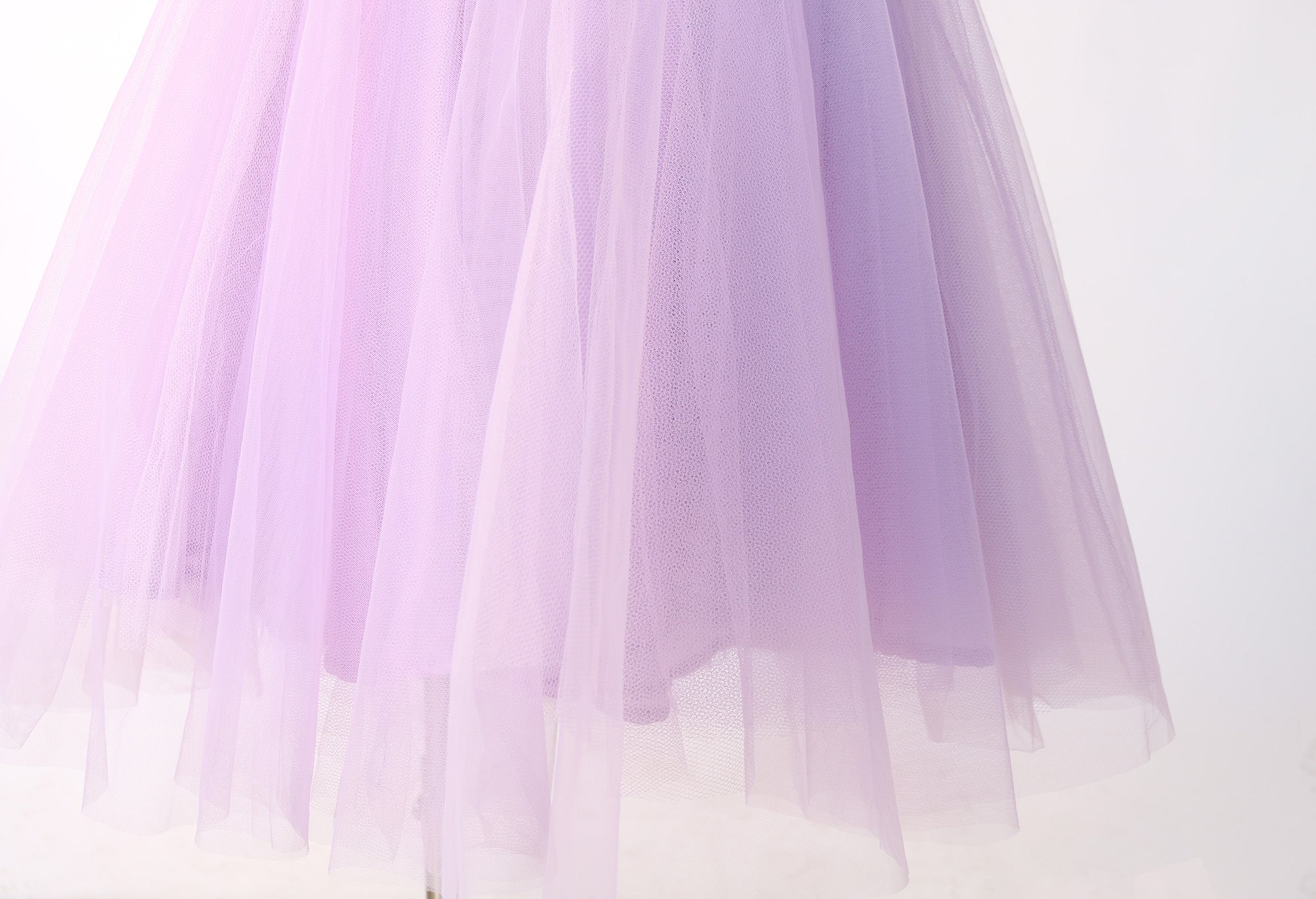 Layered lilac tulle on sale skirt