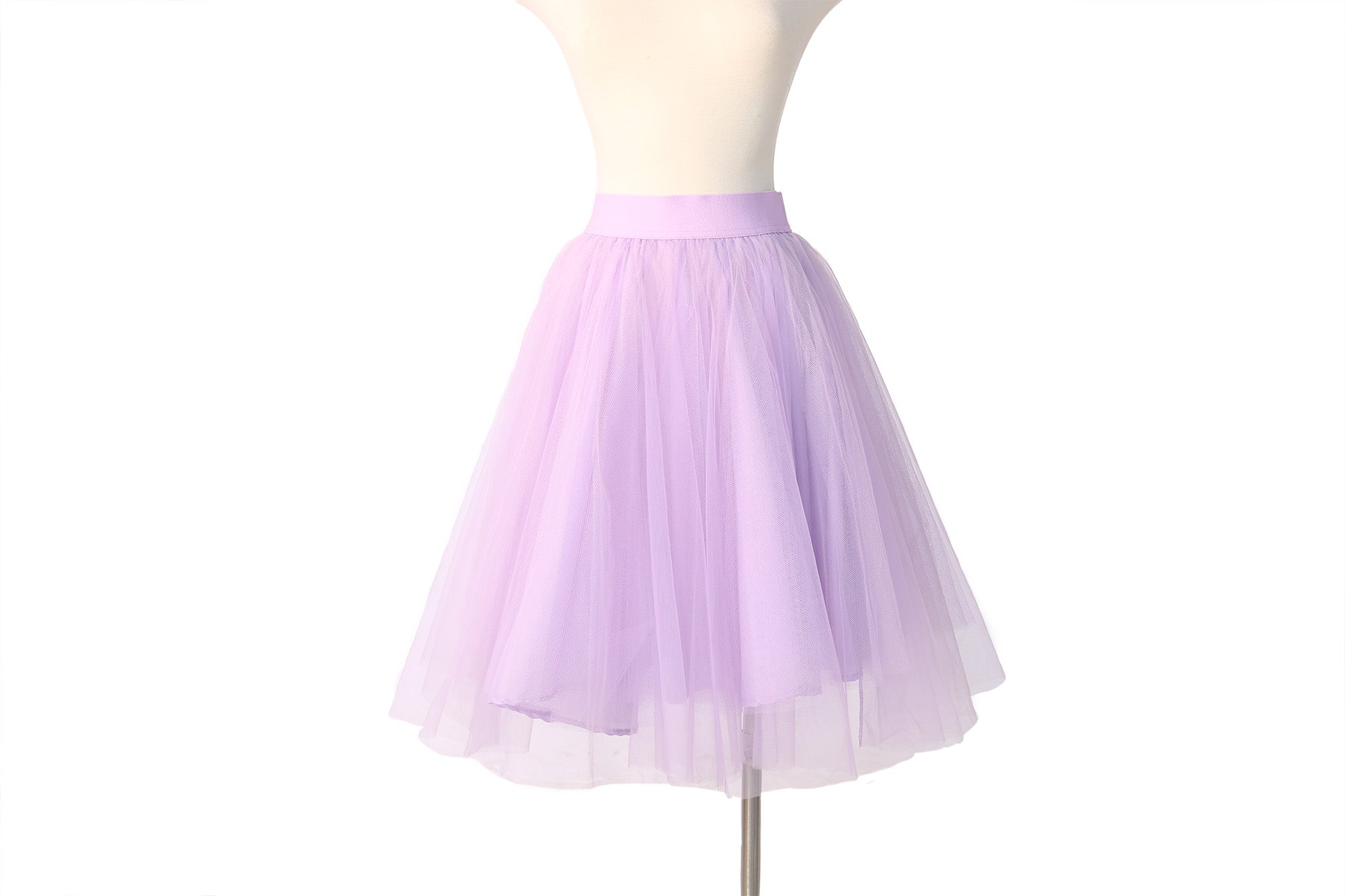 Layered lilac 2024 tulle skirt