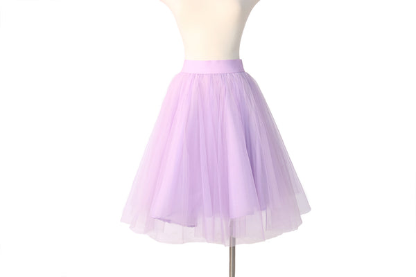 HIGH WAIST LILAC TULLE SKIRT - Mint Market 