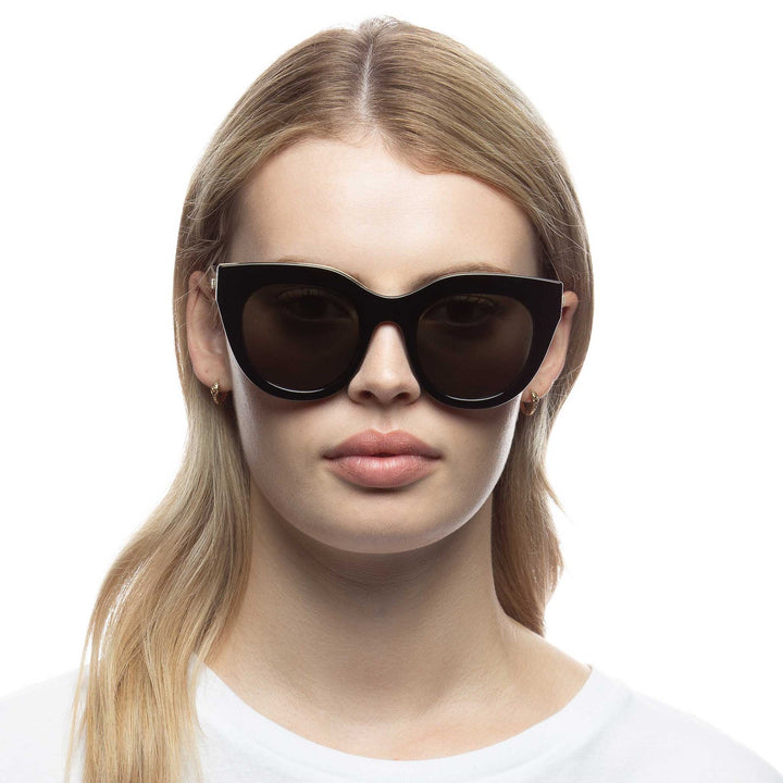 Le Specs - Air Heart - Sunglasses - Black/Gold