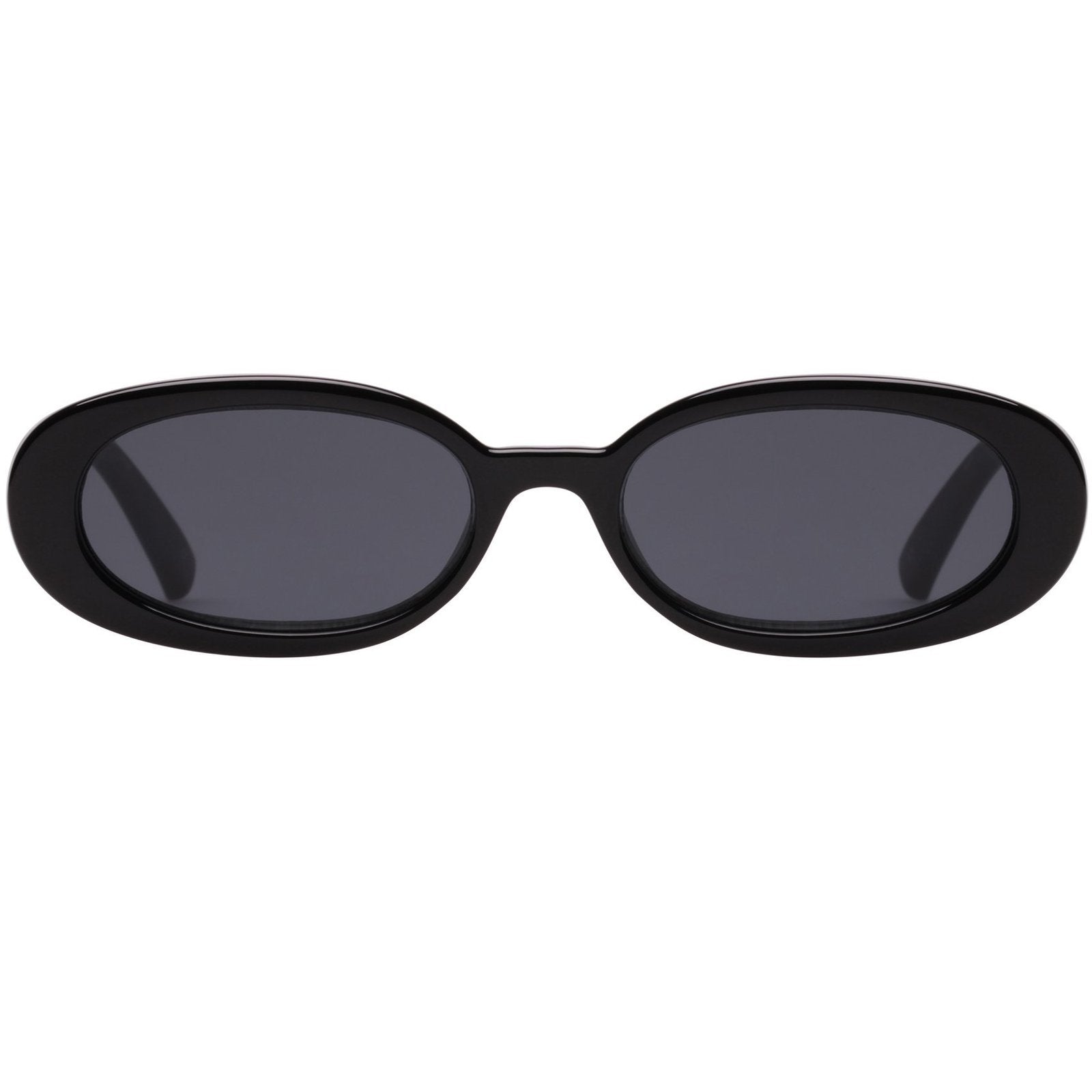 Outta Love Oval Sunglasses Black – Mint Market