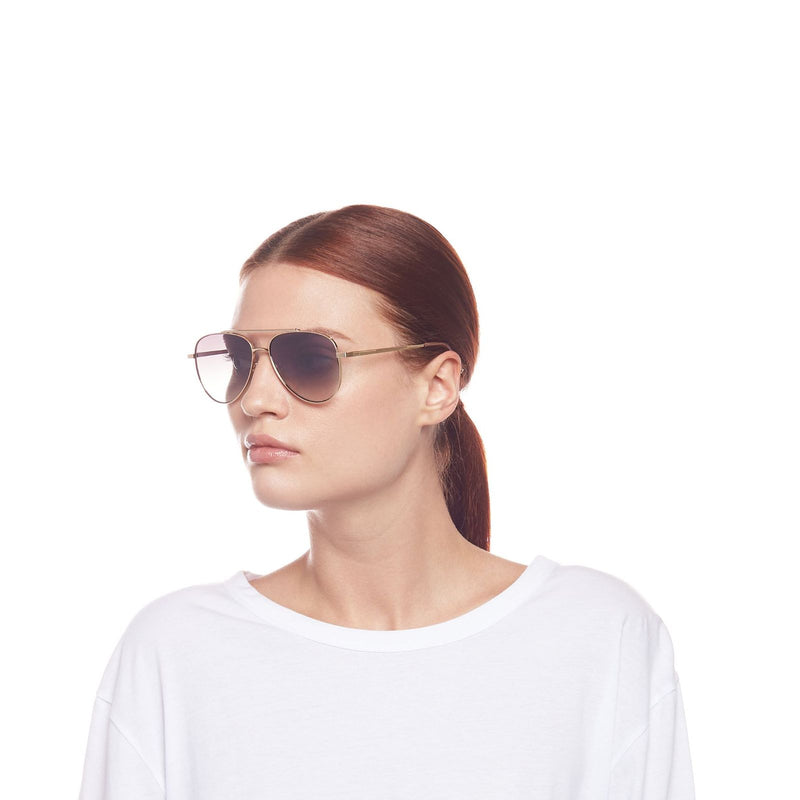 Le Specs - Evermore - Gold Aviator Sunglasses