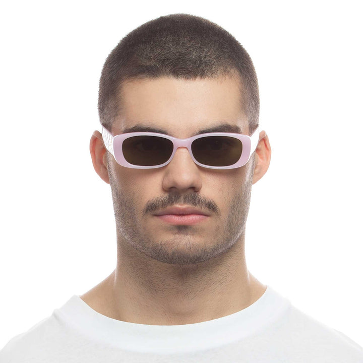 Le Specs -  Unreal! - Quilted Sunglasses - Pink