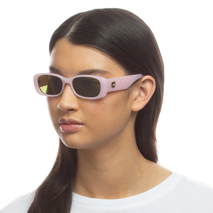 Le Specs -  Unreal! - Quilted Sunglasses - Pink