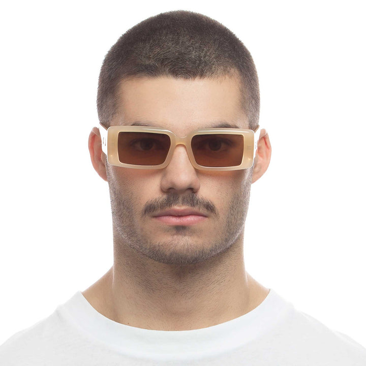 Le Specs - The Impeccable ALT FIT Sunglasses - Linen/Lt. Brown 