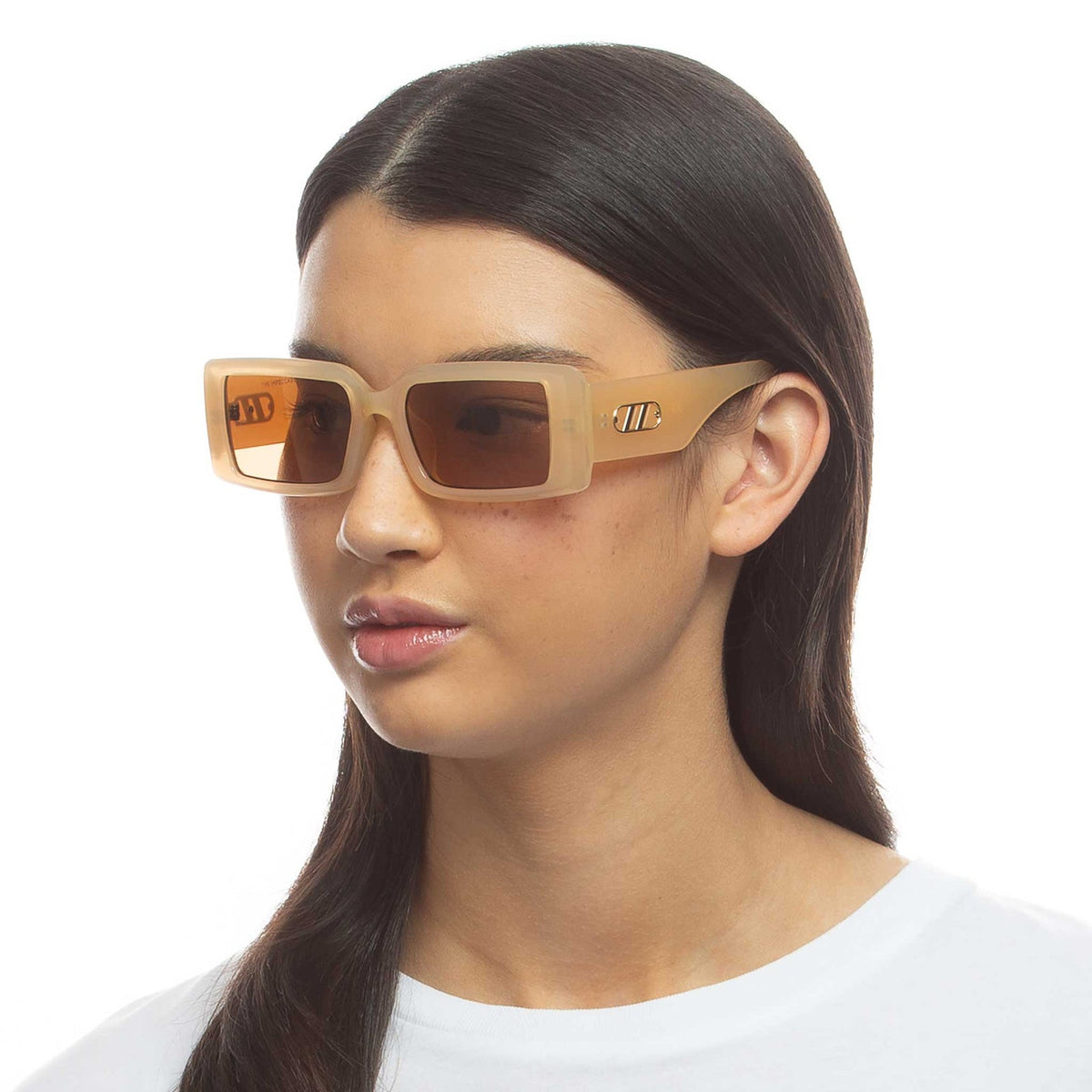 Le Specs - The Impeccable ALT FIT Sunglasses - Linen/Lt. Brown 