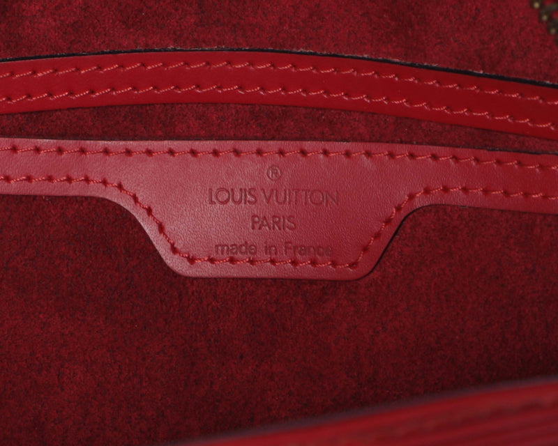 Vintage Louis Vuitton Epi Leather Barrel Papillon 9910 Shoulder Bag w/ mini bag - Rouge