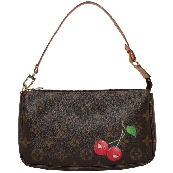 Louis Vuitton Takashi Murakami Cherry Leather Pochette