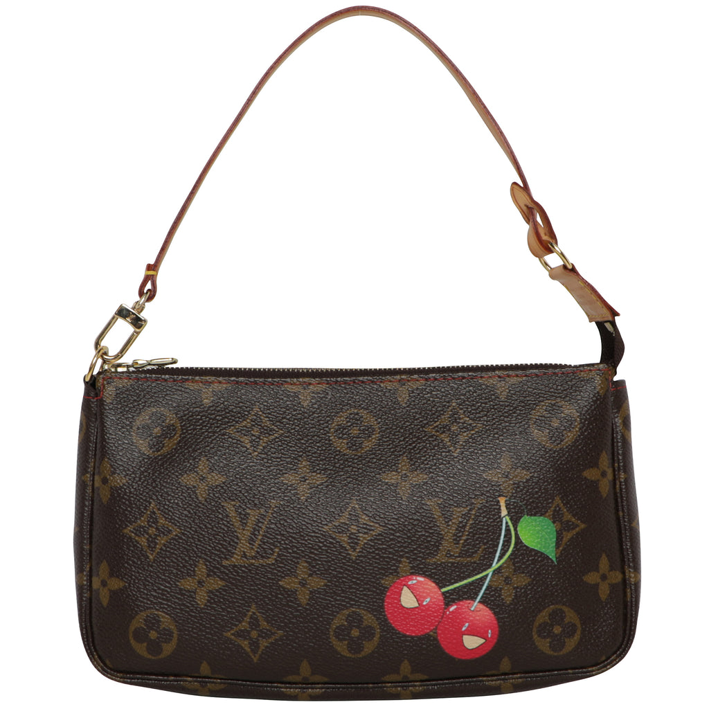 Vintage Louis Vuitton Epi Leather Barrel Papillon 9910 Shoulder Bag w/ mini  bag - Rouge
