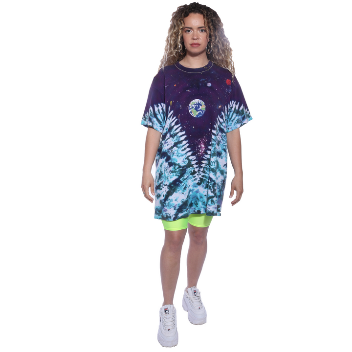 VTG PLANETS TIE-DYE BOYFRIEND T-SHIRT - Mint Market 
