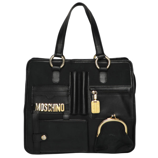 Vintage Moschino Multi Pocket Cargo Logo Bag