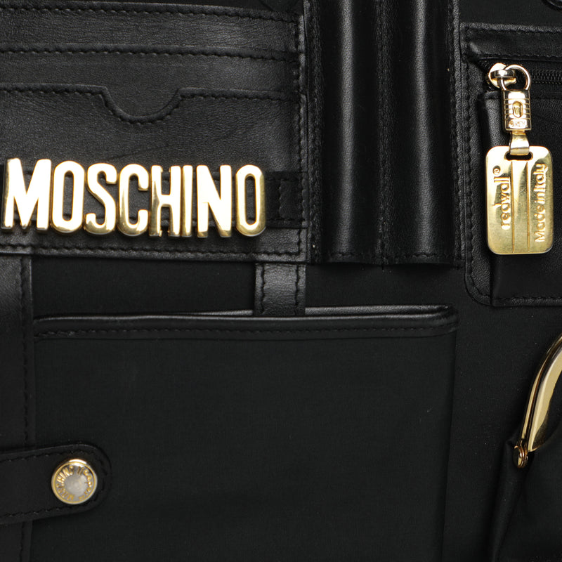 Vintage Moschino Multi Pocket Cargo Logo Bag