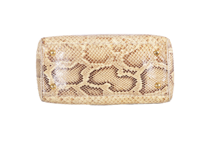 VTG PYTHON MINI BOSTON BAG - Mint Market 