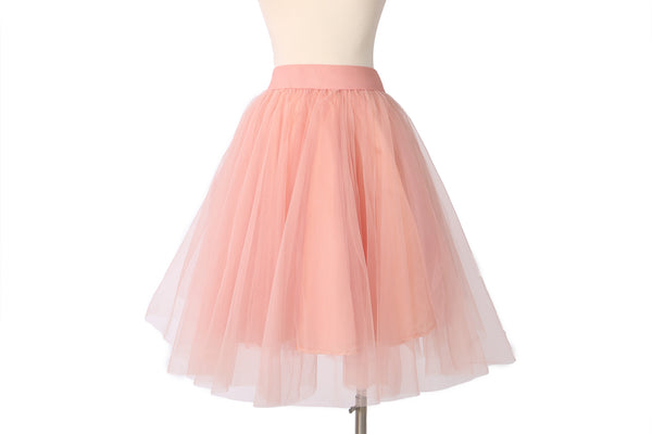 CLASSIC TULLE SKIRT - SALMON - Mint Market 